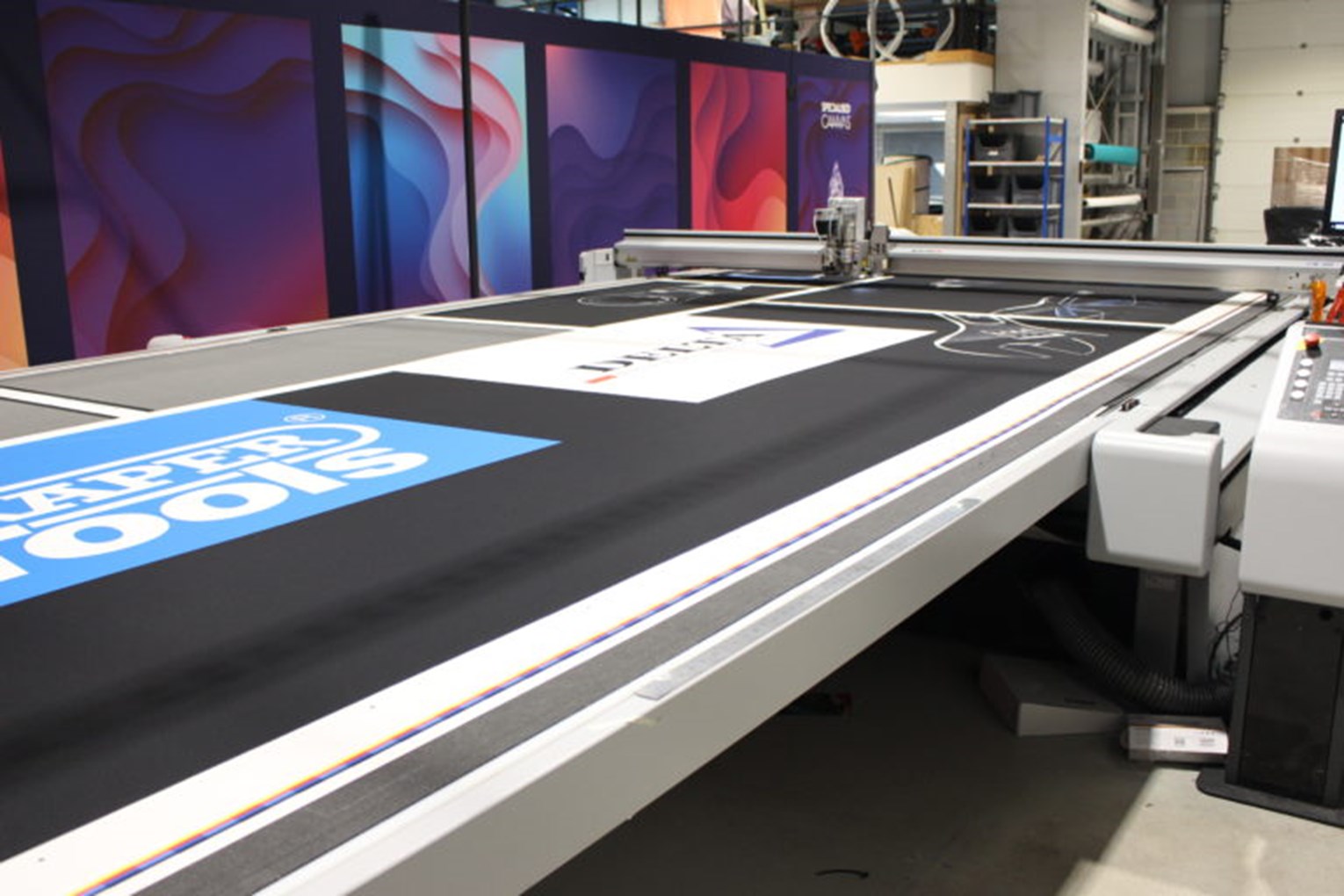 large format printer zund cutting