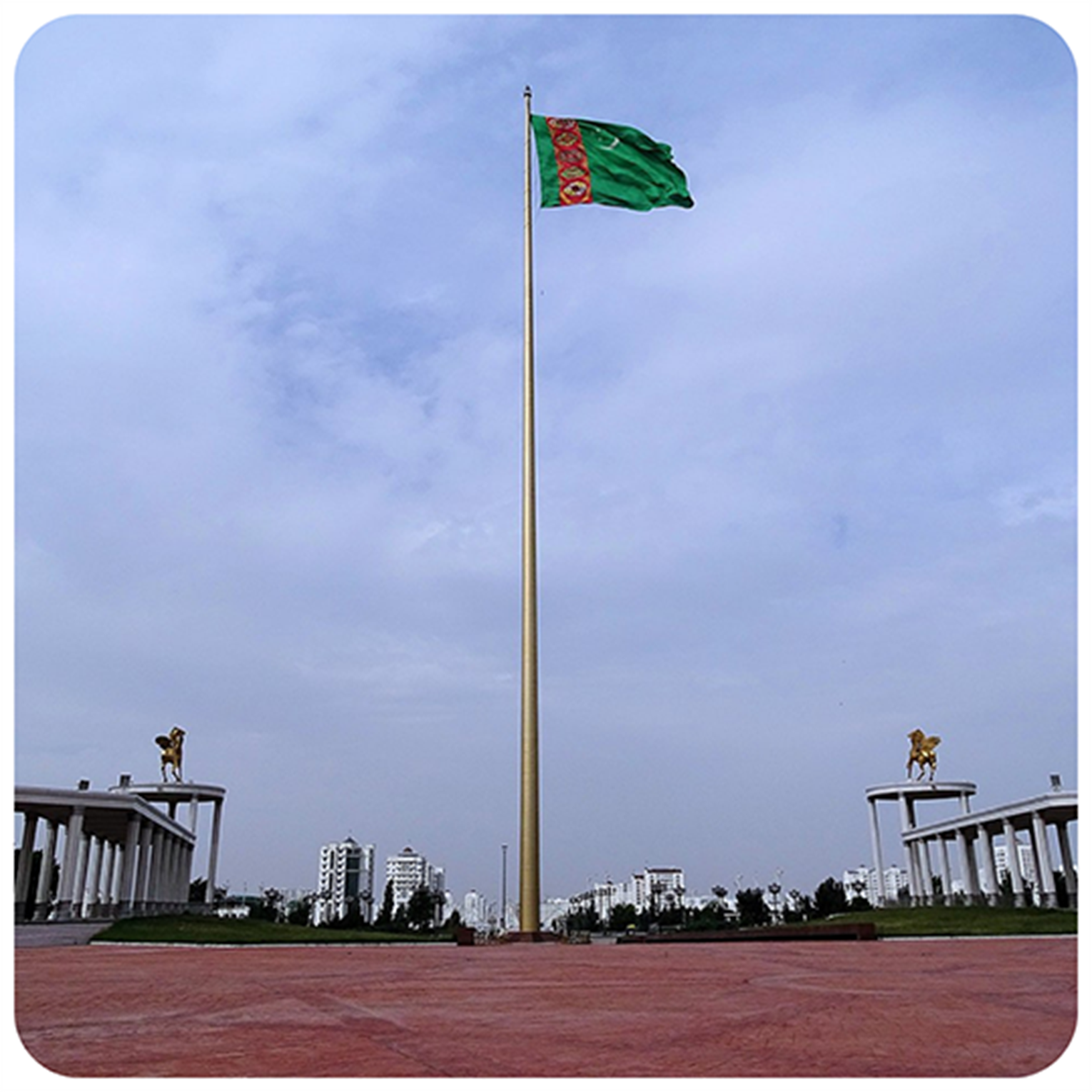 Ashgabat Flagpole, Turkmenistan
