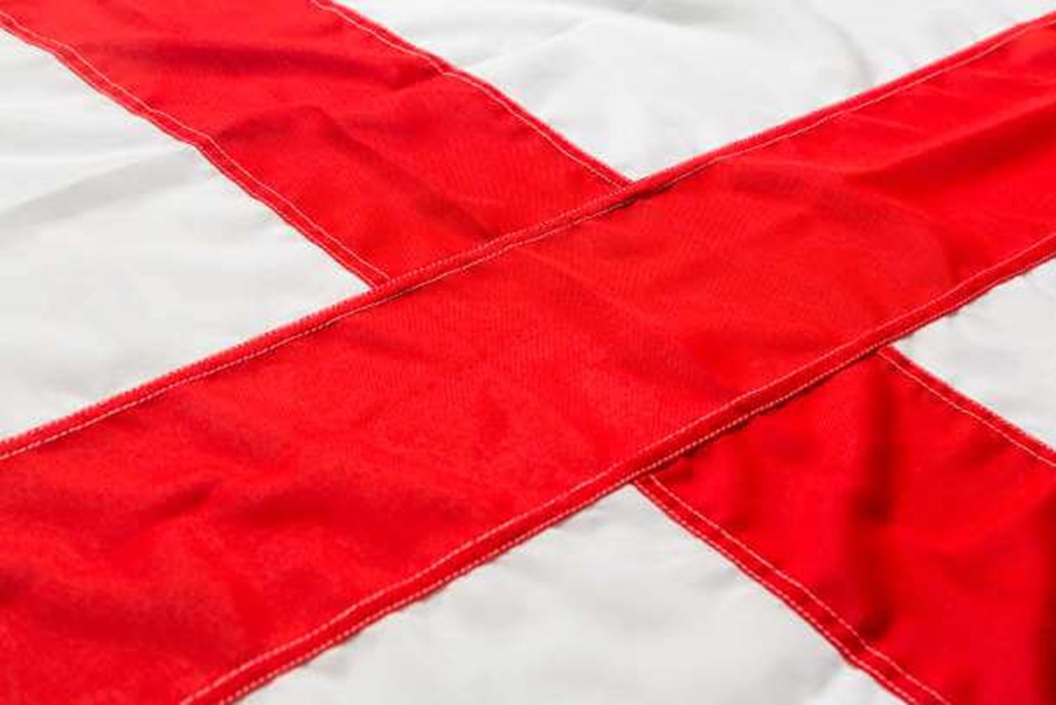 England Flag Close Up